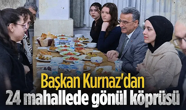 İlkadım Belediye Başkanı İhsan Kurnaz 24 Mahallede Vatandaşla Buluştu