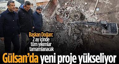 Samsun Büyükşehir Belediye Başkanı Halit Doğan Gülsan Sanayi Sitesi Yıkım Çalışmalarını İnceledi