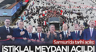 Samsun İstiklal Meydanı Açıldı: Cumhuriyet Meydanı'ndan 5 Kat Büyük Dev Proje