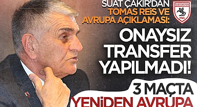 Samsunspor'da Hedef İlk 5: Suat Çakır'dan Thomas Reis Ve Avrupa Açıklaması