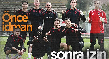 Samsunspor'da Konyaspor Hazırlıkları: Antrenman Sonrası İzin Günü