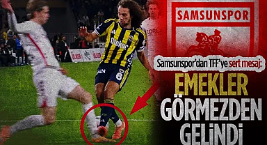 Samsunspor'dan Fenerbahçe Maçı Hakem Kararlarına Sert Tepki
