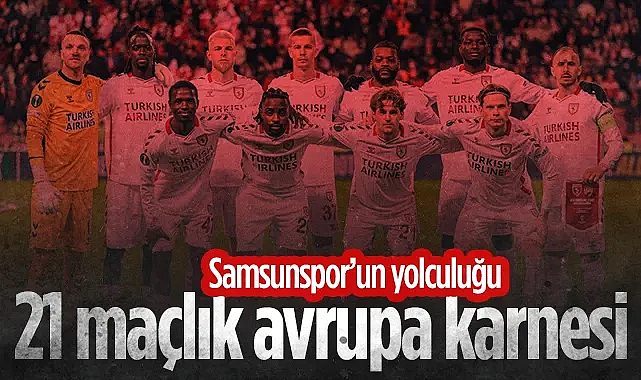 Samsunspor İspanya'da Tarih Yazmaya Gidiyor! 21 Maçlık Avrupa Karnesi...