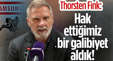 Samsunspor Teknik Direktörü Thorsten Fink'ten Kayserispor Maçı Analizi