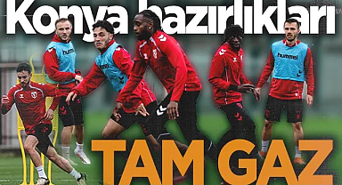 Samsunspor'un Konyaspor Maçı Hazırlıkları Tam Gaz Sürüyor!