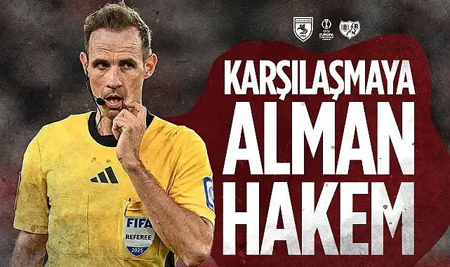 Samsunspor'un Rayo Vallecano Rövanşına Alman Hakem