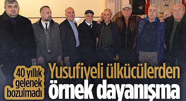 Yusufiyeli Ülkücüler Samsun’da 40. Geleneksel İftarda Buluştu