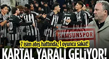 1 Oyuncu Sakat, 7 İsim Ateş Hattında! Beşiktaş, Samsun'a Yaralı Geliyor...