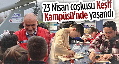 23 Nisan Coşkusu Canik Keşif Kampüsü'nde Yaşandı