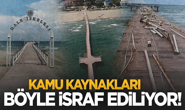 Atakum Halk İskelesi'nde Yıkım Başladı: Kamu Kaynakları Böyle İsraf Ediliyor!
