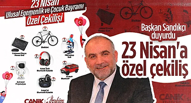 Canik Belediyesi'nden 23 Nisan'a Özel Hediye Yağmuru