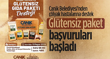 Canik Belediyesi'nden Çölyak Hastalarına Glütensiz Gıda Desteği