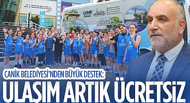 Canik Belediyesi’nden Genç Sporculara Büyük Destek: Ulaşım Artık Ücretsiz