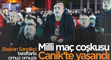 Canik’te Milli Gurur: Dev Ekranda Dünya Kupası Coşkusu