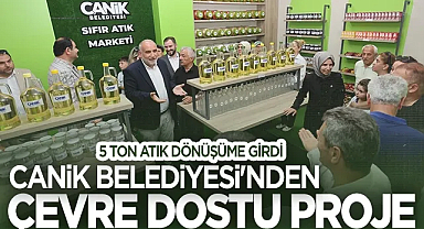Canik'te Sıfır Atık Başarısı: 5 Ton Atık Ekonomiye Kazandırıldı