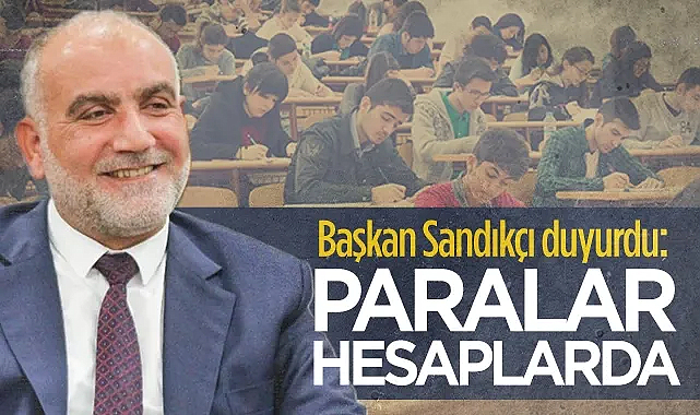 Canik’te Yks Başvuru Desteği Hesaplarda: Başkan Sandıkçı Müjdeyi Verdi