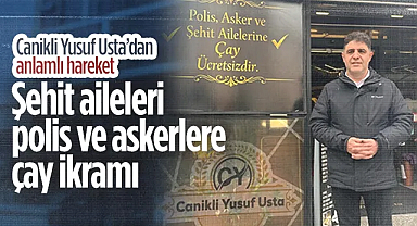 Canikli Yusuf Usta’dan Örnek Vefa: Şehit Yakınları Ve Güvenlik Güçlerine Ücretsiz Çay