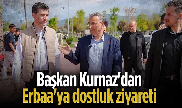 İlkadım Belediye Başkanı İhsan Kurnaz'dan Erbaa'ya Dostluk Ziyareti
