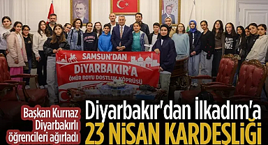 İlkadım Belediye Başkanı İhsan Kurnaz Diyarbakırlı Öğrencileri Ağırladı