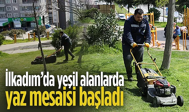 İlkadım Belediyesi’nden Park Ve Bahçelerde Bakım Çalışması