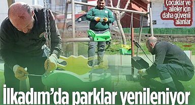 İlkadım'da Parklar Yaz Sezonuna Hazır: Bakım ve Yenileme Çalışmaları