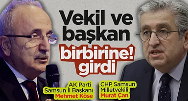 Samsun'da Siyasi Tansiyon Yükseldi: Murat Çan ve Mehmet Köse Birbirine Girdi