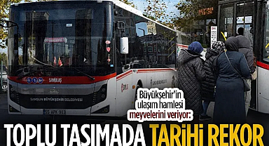 Samsun’da Toplu Taşımada Rekor: Günlük Yolcu Sayısı 111 Bini Aşti