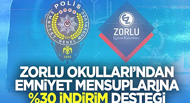 Samsun Zorlu Okulları'ndan Emniyet Mensuplarına %30 İndirim Desteği