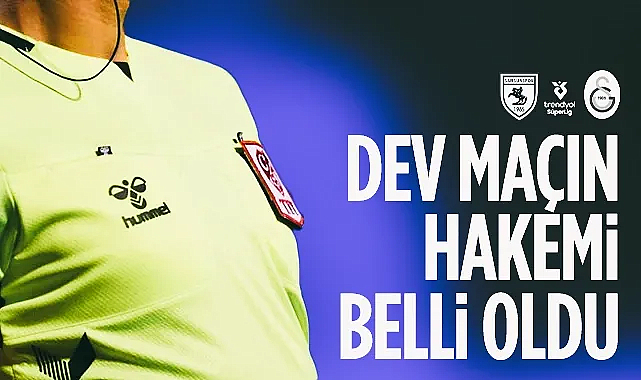 Samsunspor - Galatasaray Maçının Hakem Açıklandı!