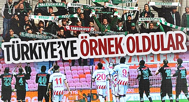 Samsunspor-Konyaspor Maçında Örnek Dostluk: Tribünlerde Ve Sahada Centilmenlik