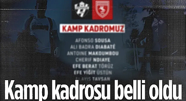 Samsunspor'un Eyüpspor Kamp Kadrosu Belli Oldu