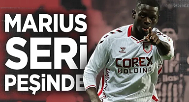 Samsunspor'un Yıldızı Marius Seri Peşinde
