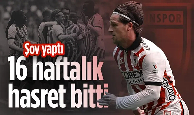 Samsunsporlu Holse Konyaspor Karşısında Şov Yaptı: 16 Haftalık Hasret Bitti