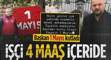 Samsun'da Başkan Türkel 1 Mayıs Kutladı! Atakum İşçisi 4 Maaş İçeride...