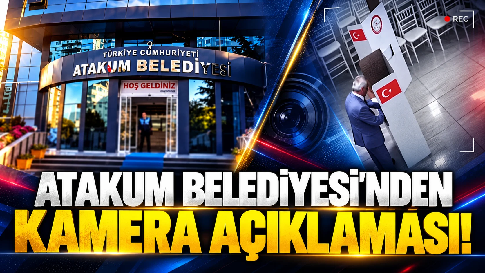 Atakum Belediyesi'nden seçim görüntülerine ilişkin dikkat çeken açıklama