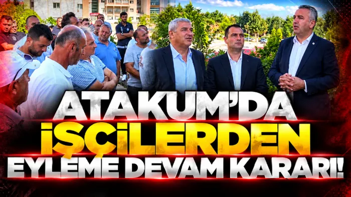 Atakum'da maaş yoksa eyleme devam!