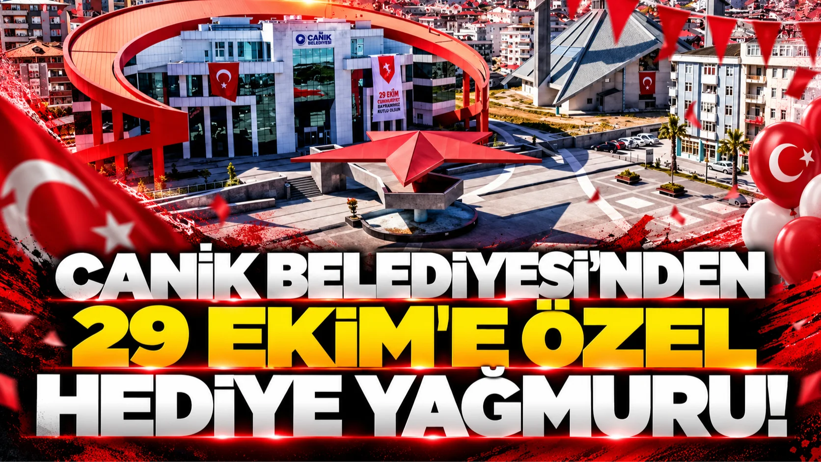 Canik Belediyesi'nden 29 Ekim sürprizi! Bisiklet ve akıllı saat hediye edilecek