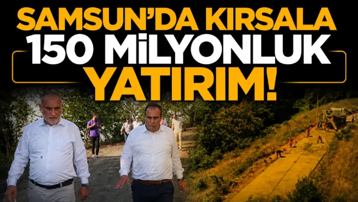Canik’te kırsala 150 milyon TL’lik ulaşım yatırımı! Yeni yollar hizmete girdi