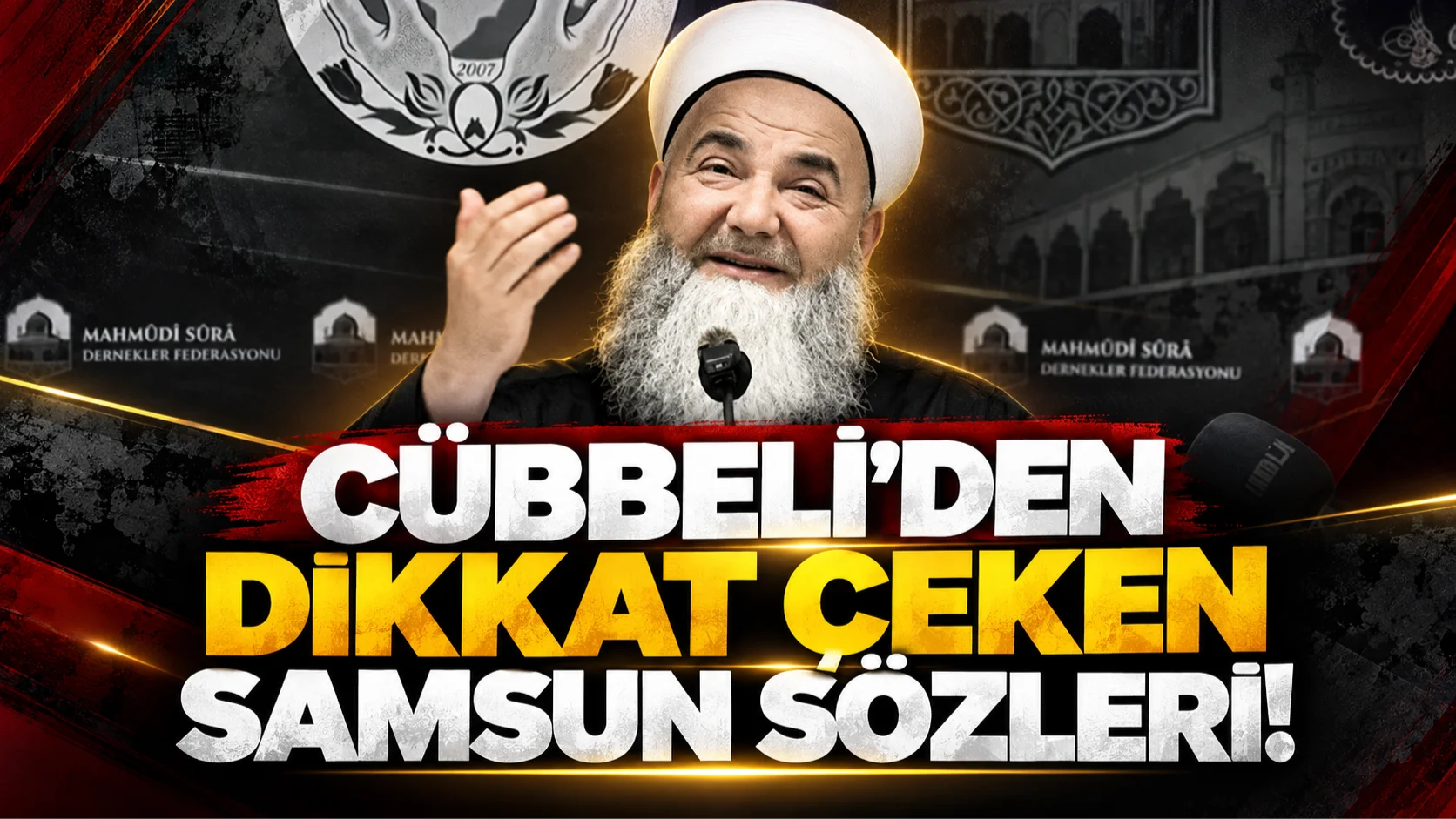 Cübbeli Ahmet Hoca'dan Samsun'da olay sözler! Kadınları ve konserleri hedef aldı