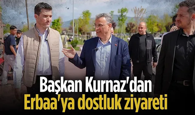 İlkadım Belediye Başkanı İhsan Kurnaz'dan Erbaa'ya Dostluk Ziyareti