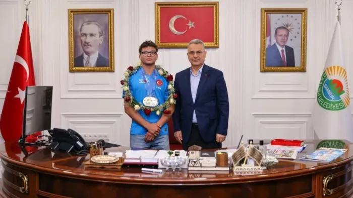Oğuzhan Kaya 5 madalyayla Samsun’da bir ilke imza attı