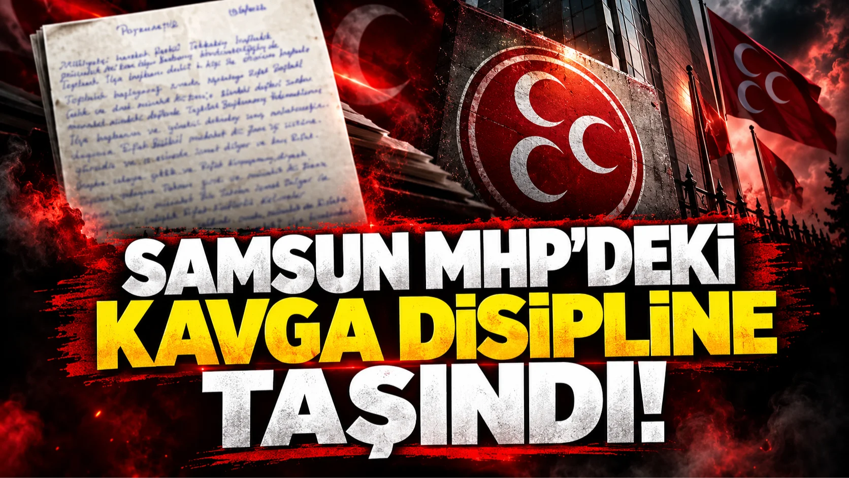 Samsun MHP'de kavga iddiası disipline taşındı! Tutanak tutuldu, dilekçe verildi