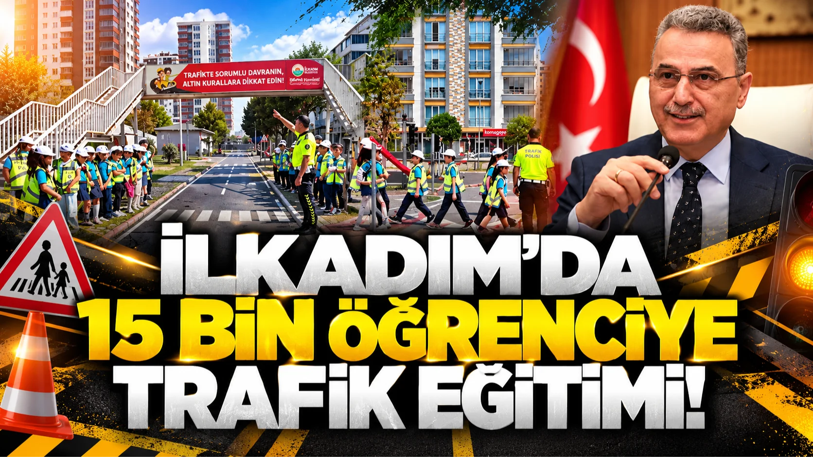 Samsun'da 15 bin öğrenciye trafik eğitimi! 146 okul katıldı