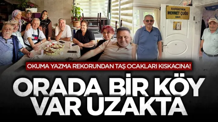 Samsun'da atölyesiyle harikalar yaratan köye taş ocağı istilası: Orda bir köy var uzakta