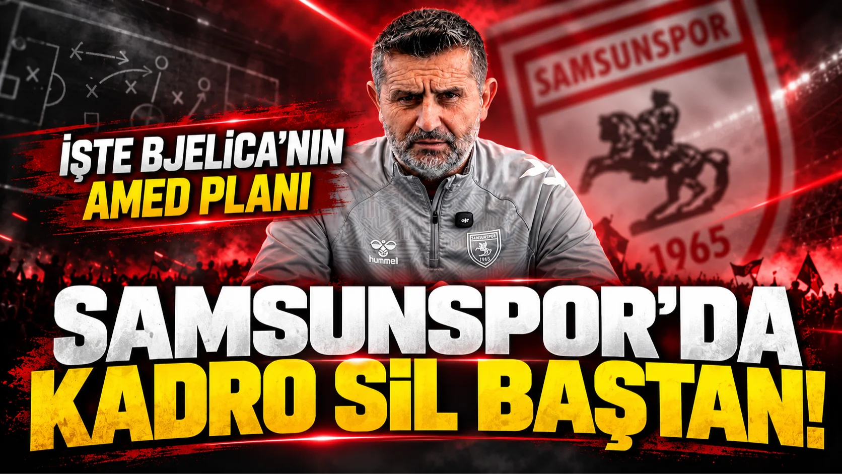 Samsunspor Teknik Direktörü Bjelica'dan Amed maçı öncesi kritik karar! 