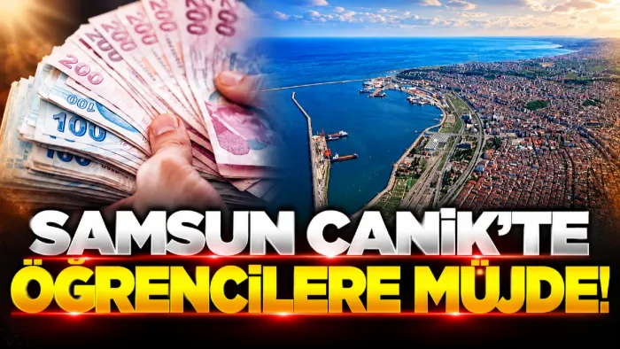 Samsun'un o ilçesinde öğrencilere burs müjdesi