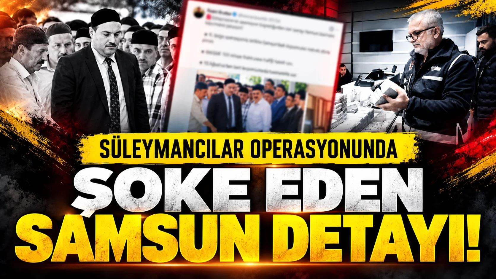 Süleymancılar operasyonunda şoke eden Samsun detayı