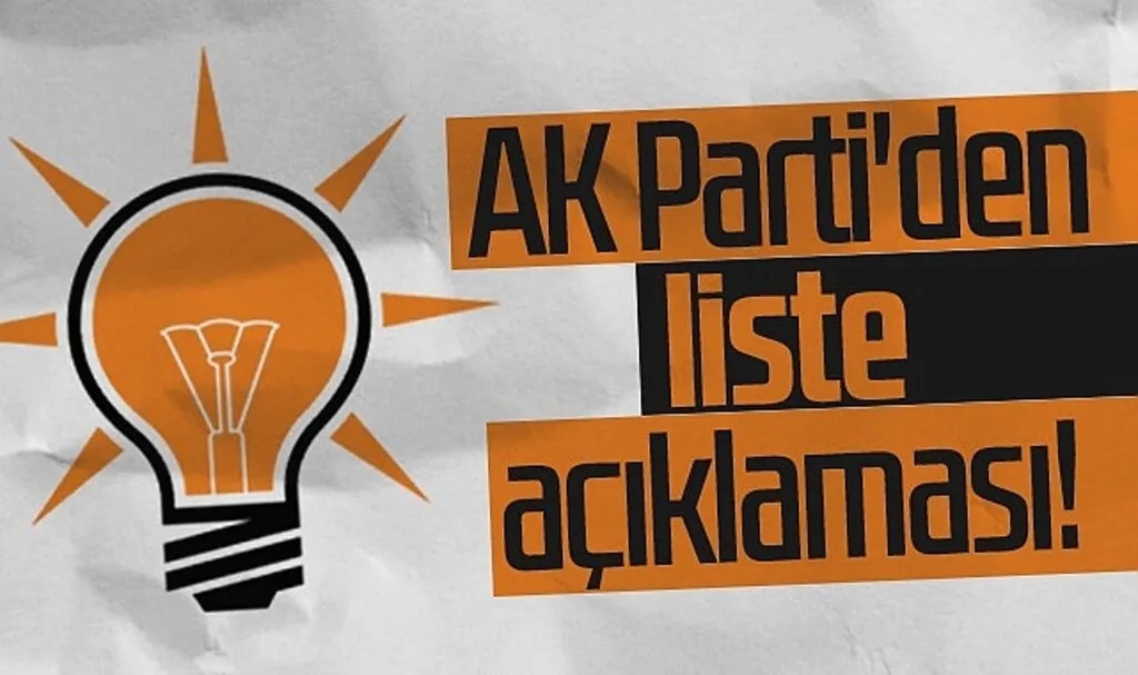Ak Parti'den Samsun Listesi Açıklaması!