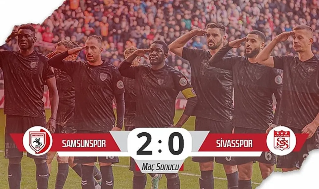 Son Dakika! Samsunspor: 2 - Sivasspor: 0 (Maç Sonucu)