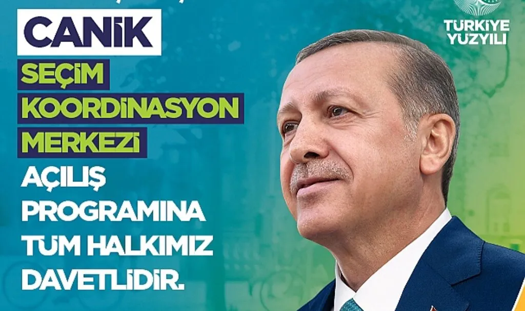 Cumhur İttifakı AK Parti Canik Seçim Koordinasyon Merkezi Açılıyor 